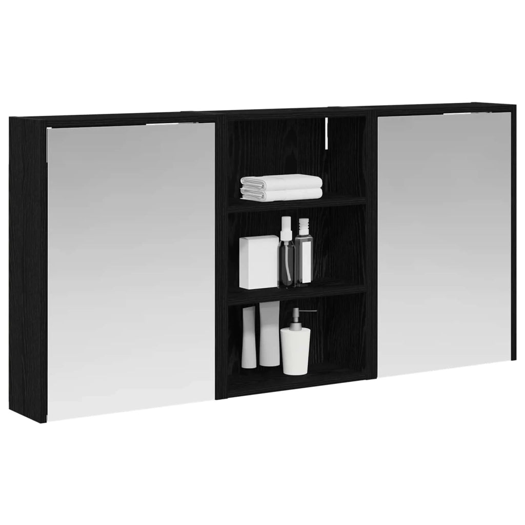 Set di Armadi da Bagno con lo scaffale 3 pcs 126 x 16 x 62.5 cm