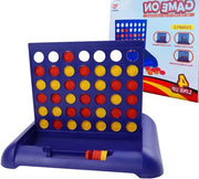 Bordspello di Quattro in Una Riga - Strategico Gioco di Quattro in Una Riga - 22 x 19 x 3,8 cm - Gioco da Tavolo per Famiglie - 3 4 5 6 7 8 anni - Indoor & Outdoor - Gioco per Tutta la Famiglia