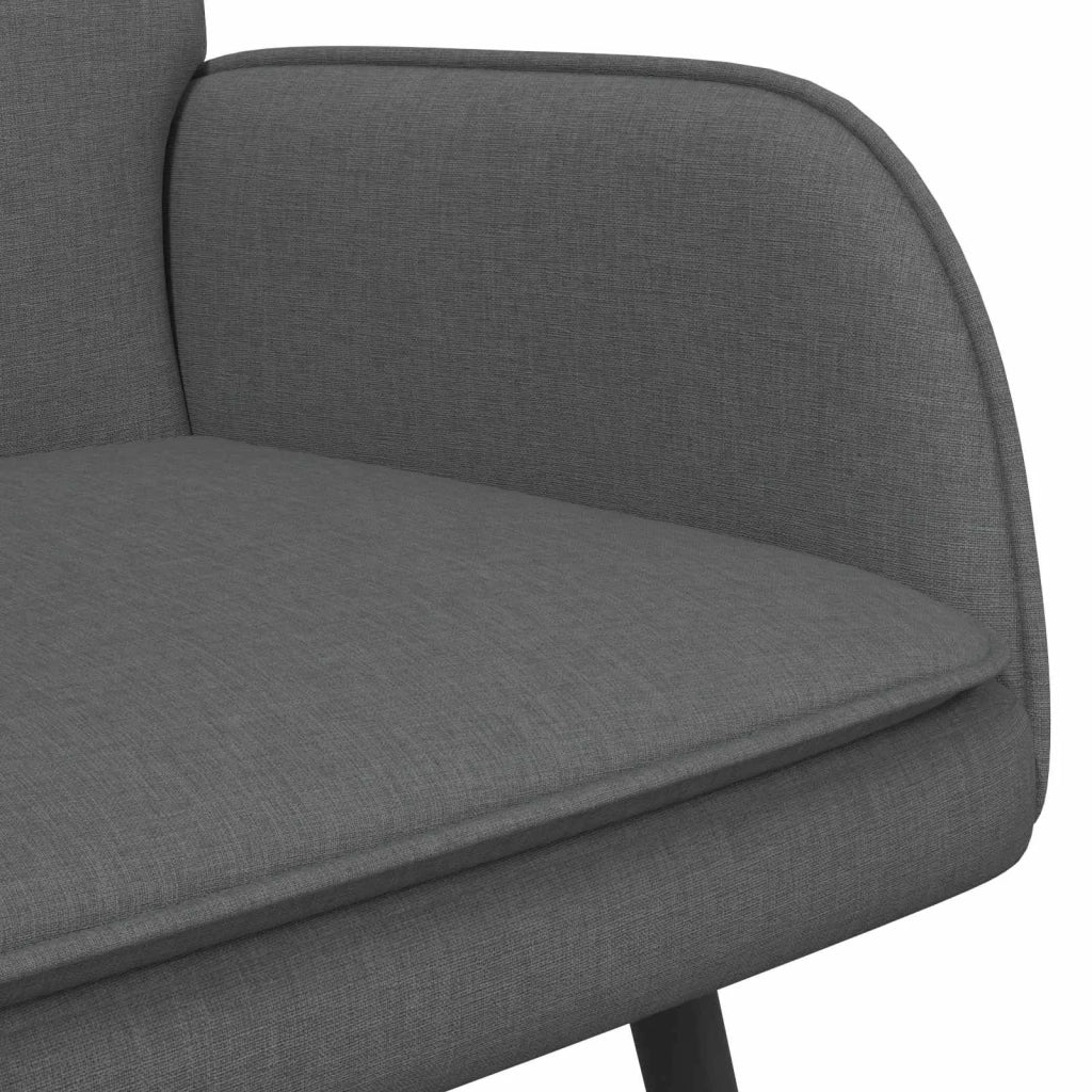 Divano a 2 Posti Grigio scuro 115 x 61 x 87 cm Tessuto 42028903