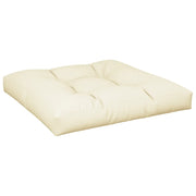 Cuscino per pallet | Cuscini per sedie Crema 70x70x12 cm in Tessuto