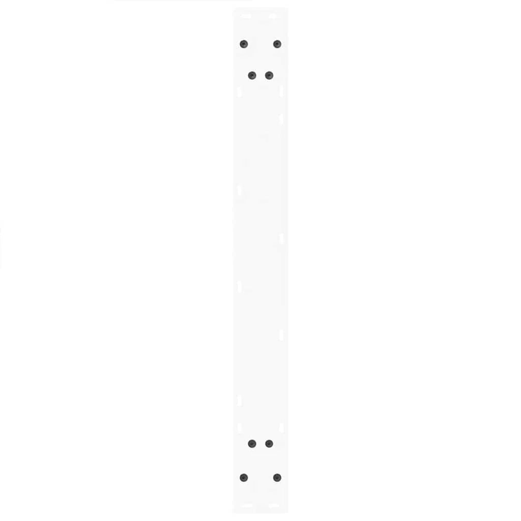 Set di 3 gambe per tavolo da pranzo a forma di V 100 x 72-73,3 cm design moderno con livello regolabile acciaio bianco 02_0056885