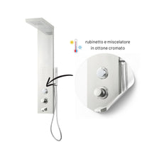 Colonna doccia ivon cascata bocca di erogazione per vasca e idro lombare *** finitura- cromo lucido, confezione 1