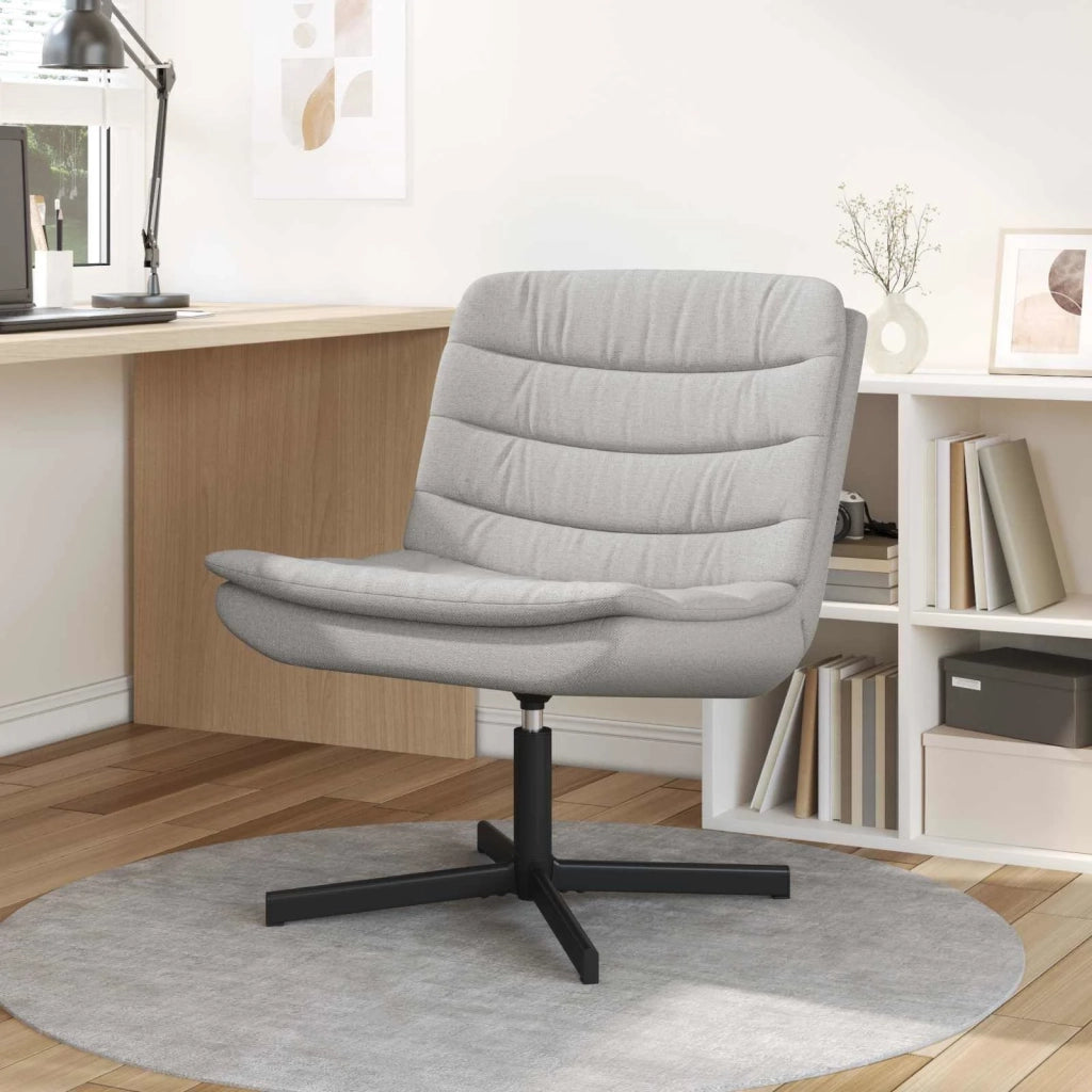 Sedia girevole Grigio Nuvola 63 x 75 x 76 cm Tessuto 42007358