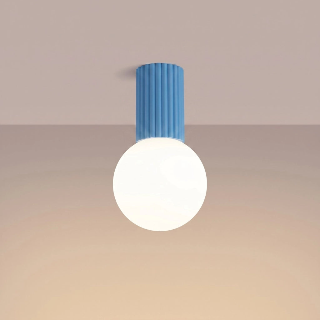 Plafoniera HALO azzurro IP44
