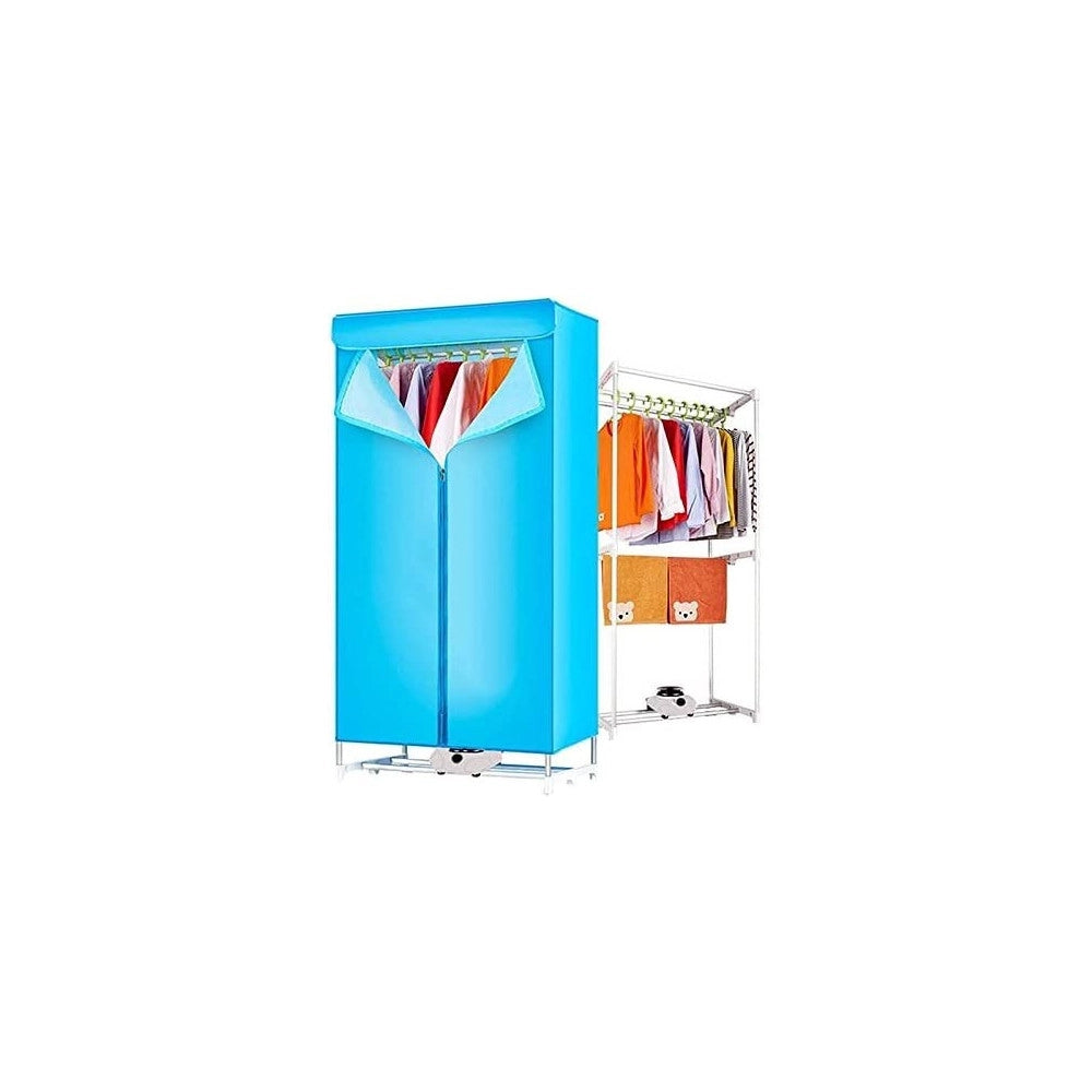 Trade Shop - Box Asciugatrice Asciuga Biancheria Elettrica Asciugabiancheria Stendino 1000w -