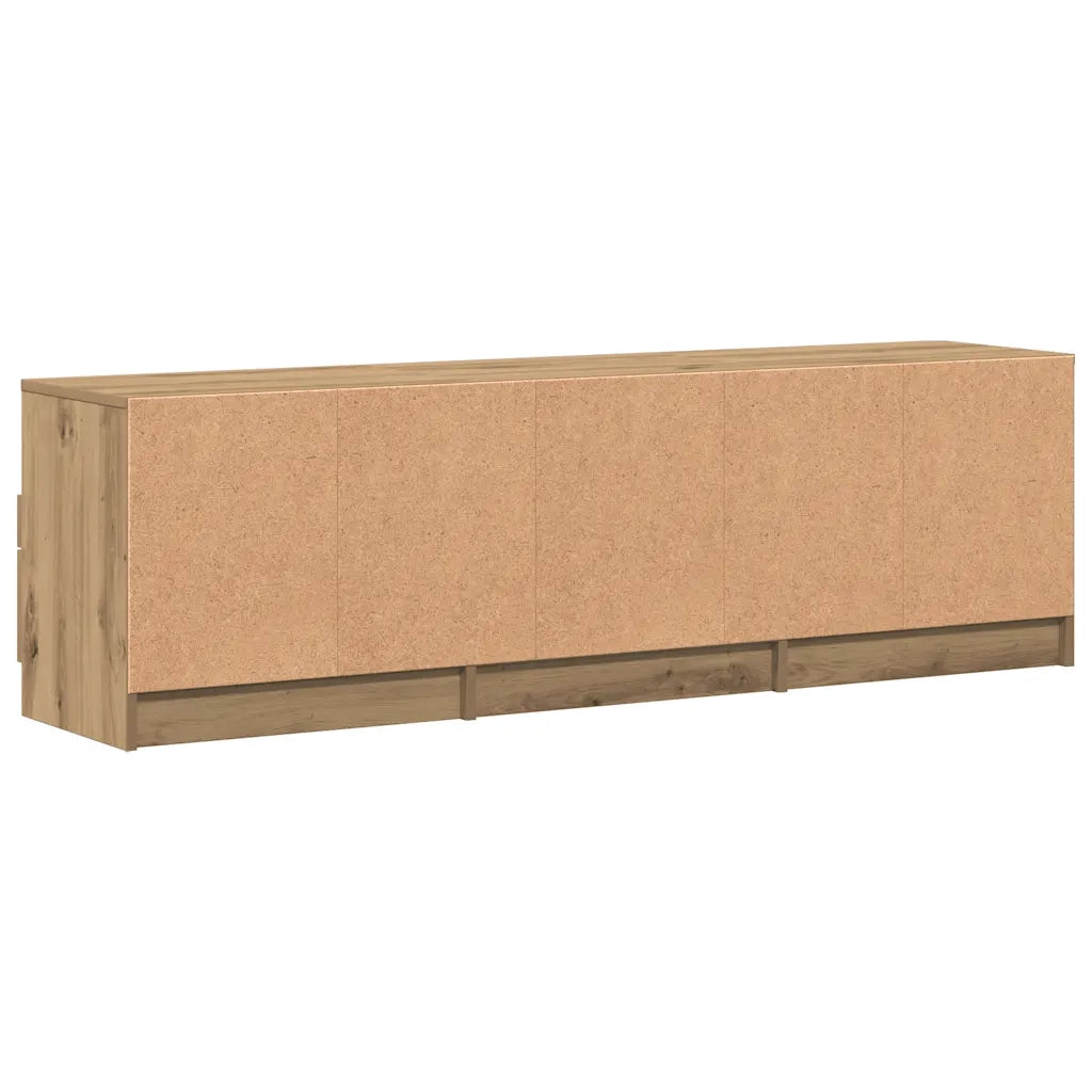 Mobile TV | Armadietto TV | Mobile Porta TV Rovere Artigianale 150x33,5x45 cm in Truciolato