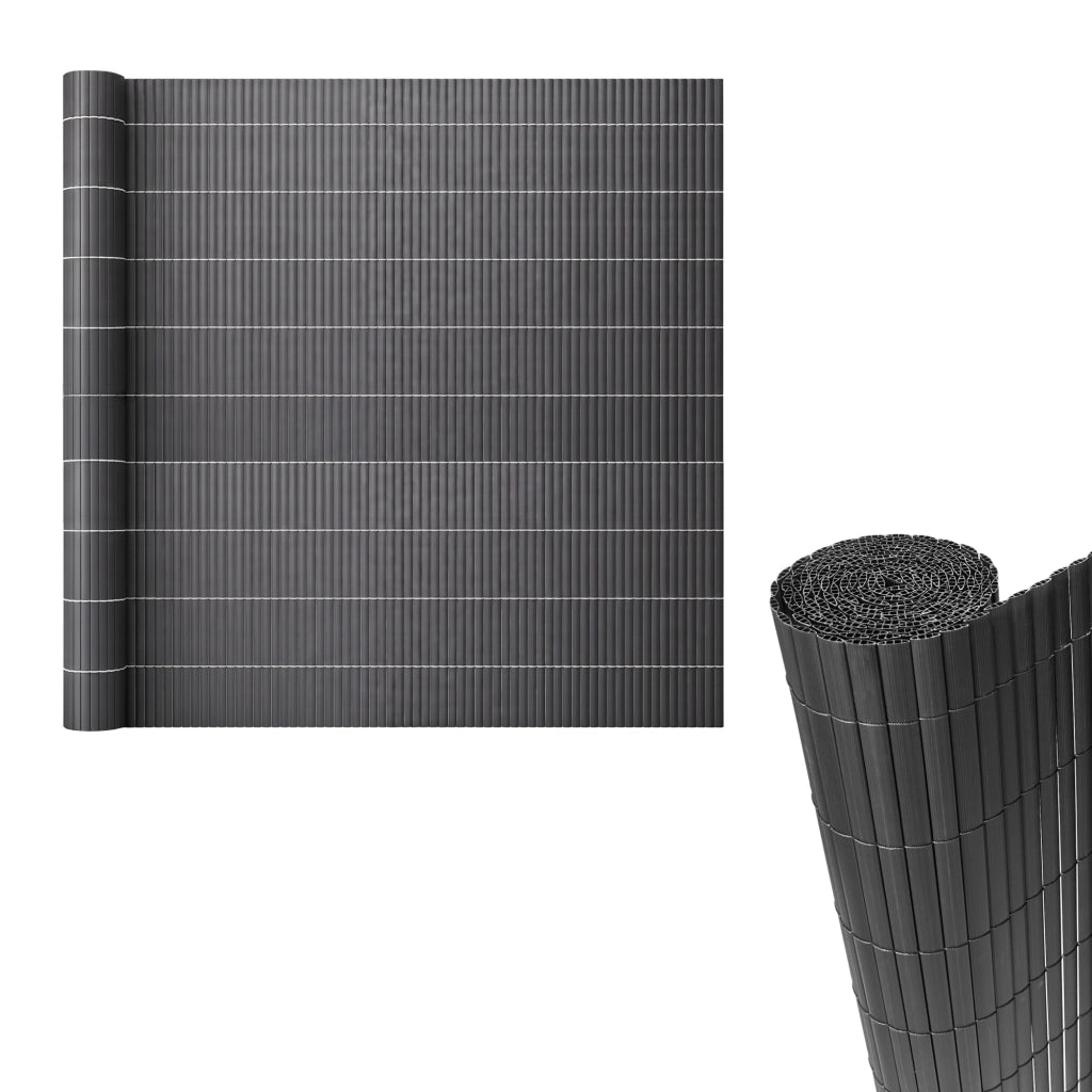 Tappeto Frangivista Cefalu in PVC Schermatura per Recinzione a Lamelle da 16 mm 90 x 400 cm - Antracite casa.pro