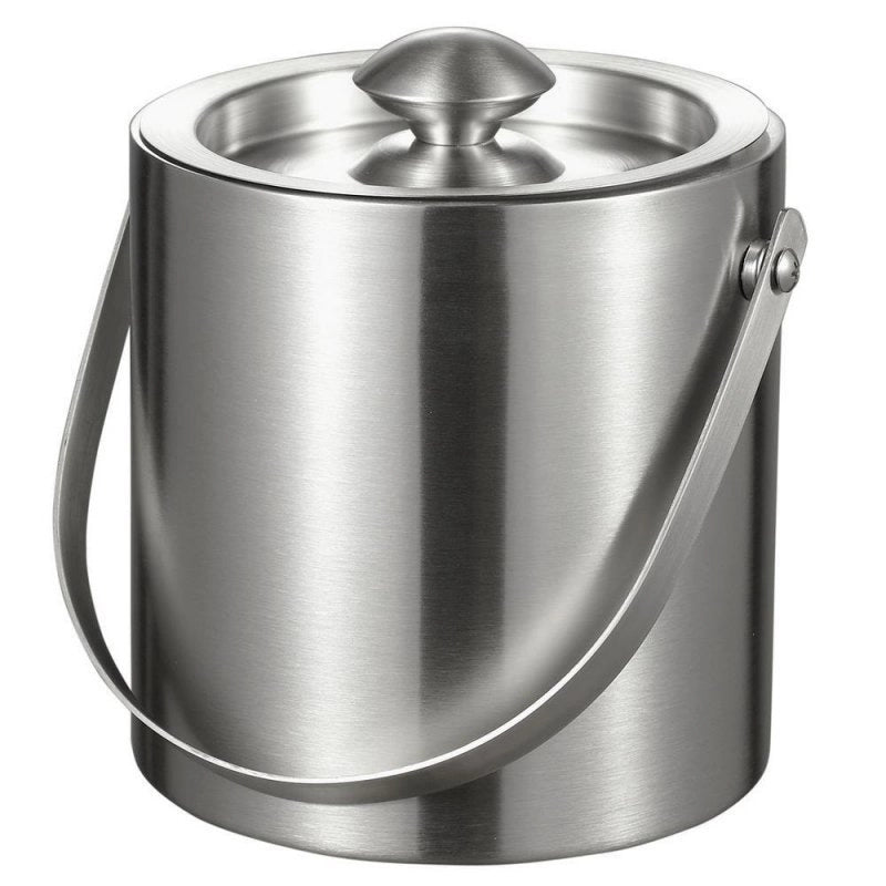 Secchiello per ghiaccio in acciaio inossidabile Kinghoff KH-1243 con coperchio e maniglia