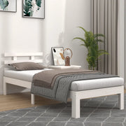 Giroletto Bianco in Legno Massello 75x190 cm Small Single 814715