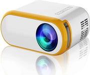 Proiettore Mini Video 1080P Full HD - Proiettore Senza Fili per Smartphone, iPhone, Huawei - Compatibile con Stick TV, Box TV, HDMI, USB, Carta SD/TF, VGA, AV-Audio - Funzionalità WiFi