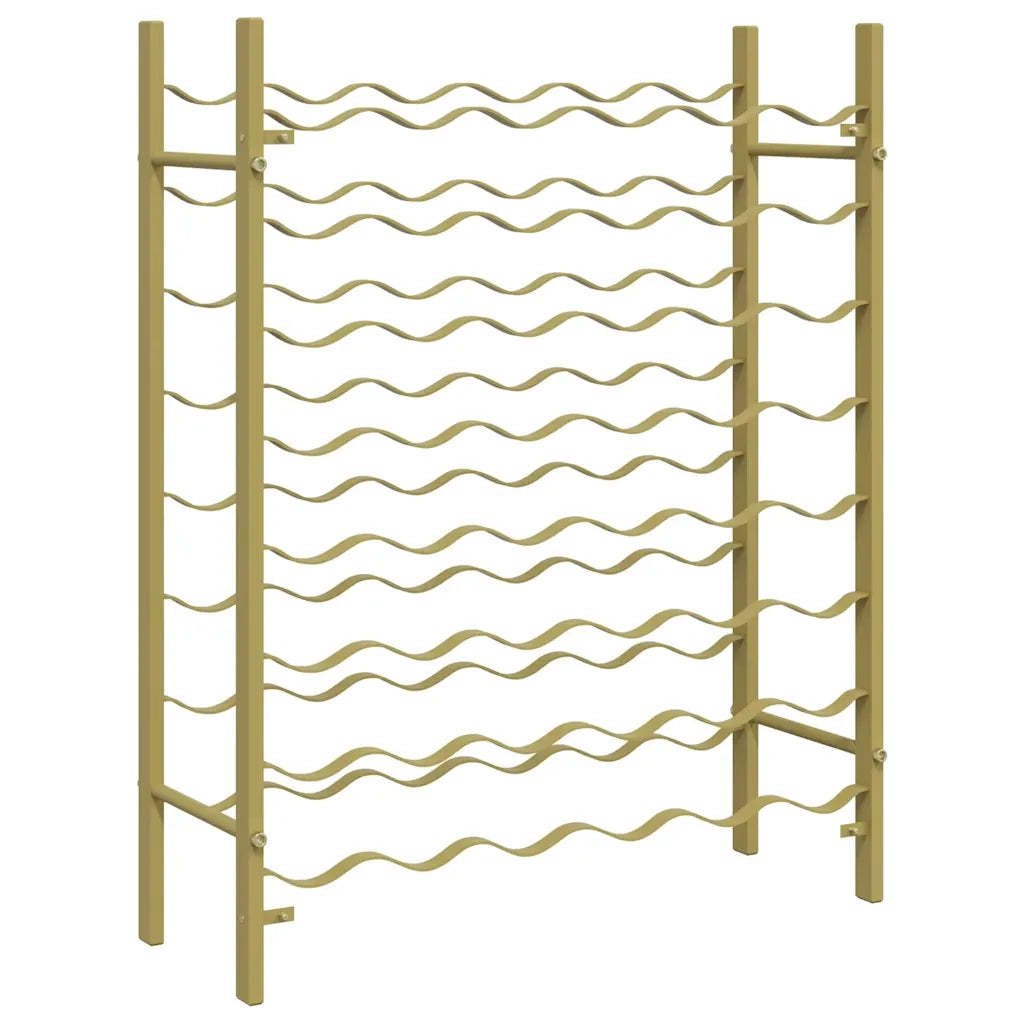 Portabottiglie per 48 Bottiglie Metallo Oro CFW2766263