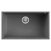 Lavello Elleci Incasso 1 vasca 76x44 Quadra 130 Sottotop Keratek Plus Grigio Dark Grey LKQ13099BSO