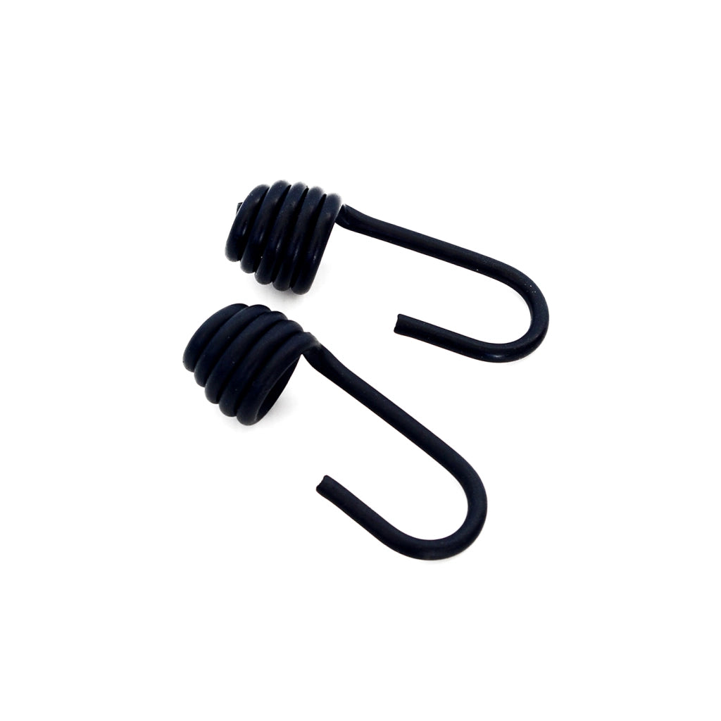 Ganci in metallo ricambio per elastici Ã˜ 10 mm. 2 pz.