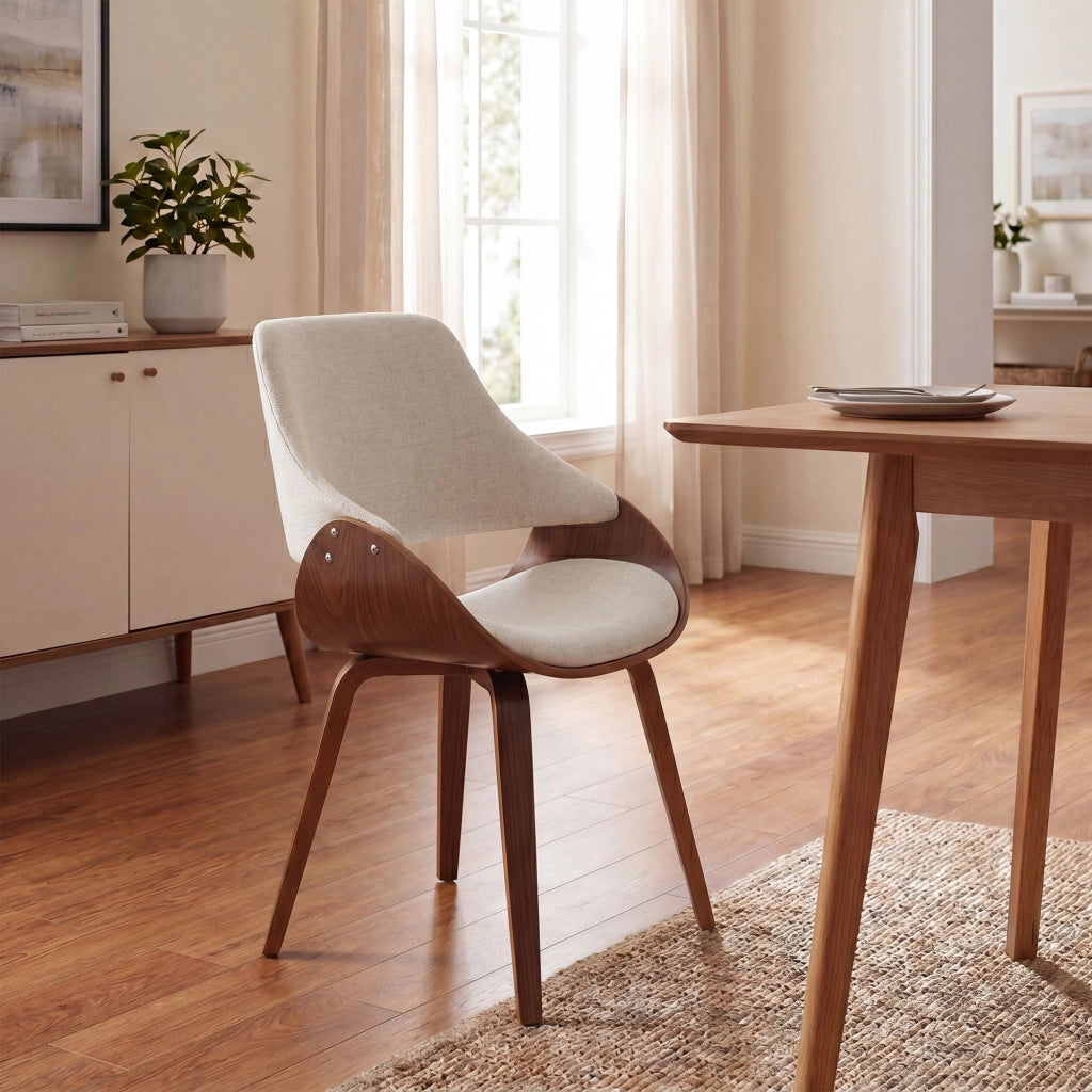 Sedia per sala da pranzo in tessuto Vangale 2