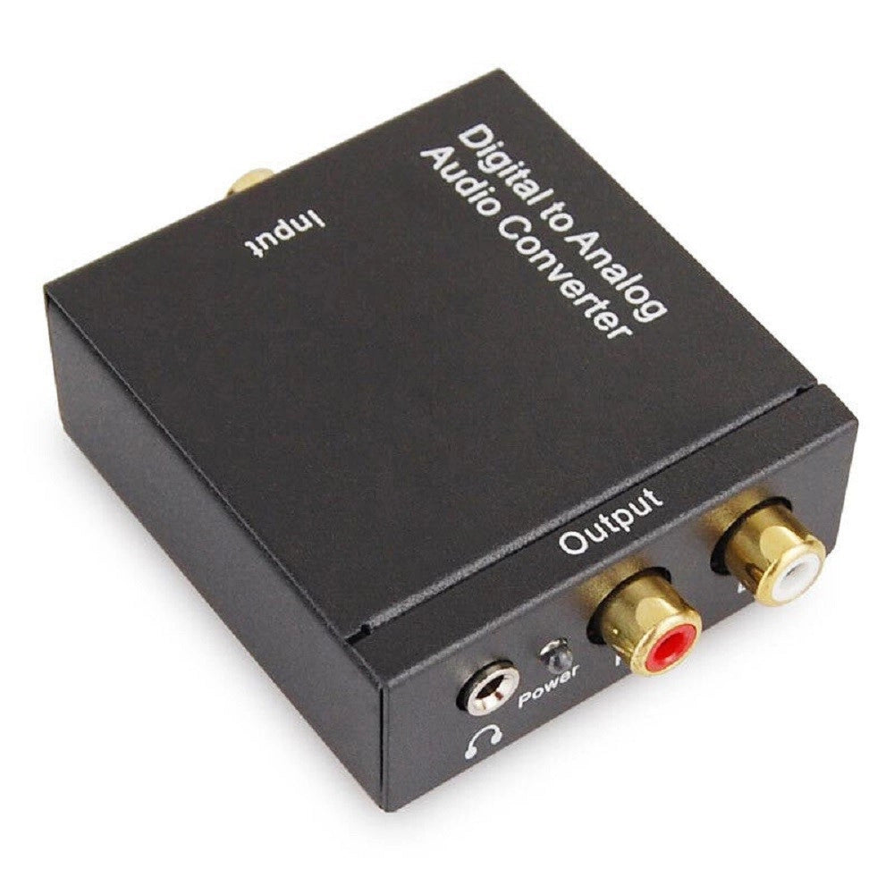 Trade Shop - Adattatore Convertitore Stereo 3.5mm Audio Da Digitale Ad Analogico Cavo Fo-av35 -