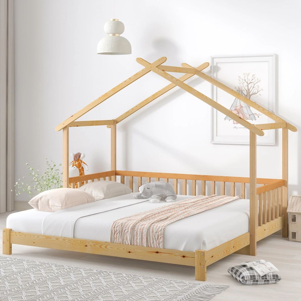 LETTO Casa Estensibile 180/90x200 cm Legno Massello Naturale