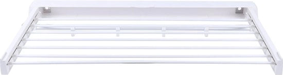 Organizzatore di Abbigliamento Opportuno - 7 Stabili di Asciugatura - Materiale in Alluminio e ABS - Design Ripiegabile Invisibile - Risparmio di Spazio e Multifunzionale - Adatto per Camera da Letto, Bagno e Balcone