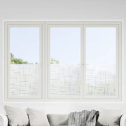 Pellicole per Finestre Smerigliate 4pz Motivo Stella in PVC 3208966
