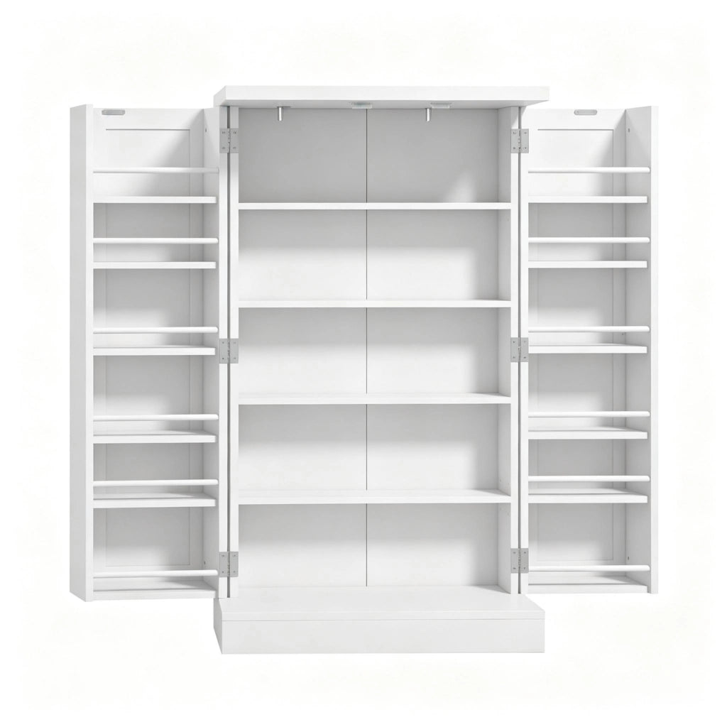 ARMADIO DA CUCINA con 2 ripiani regolabili 60 x 30 x 104 cm Bianco MDF