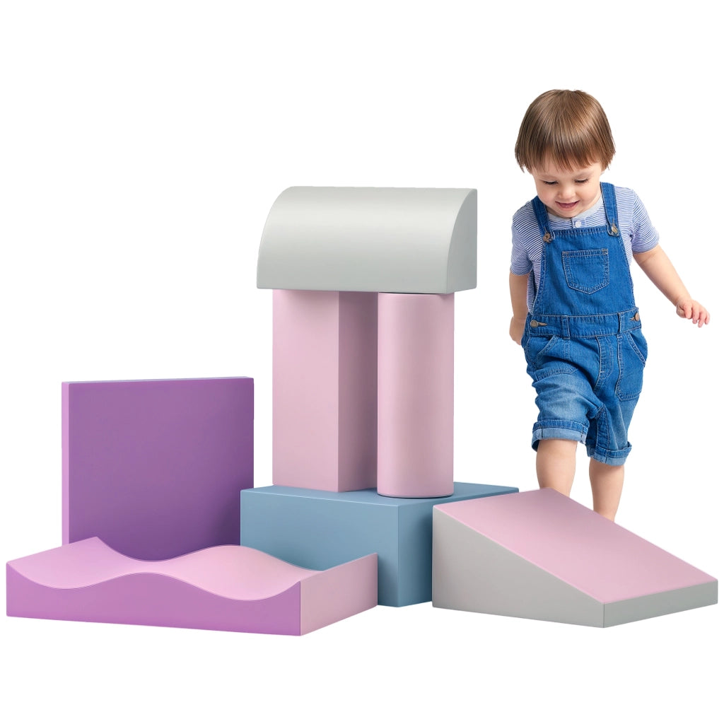 Set Blocchi Schiuma Gioco ¨C Xylo ¨C Pelle Sintetica Multicolore 40x40x20cm 1-3 Anni