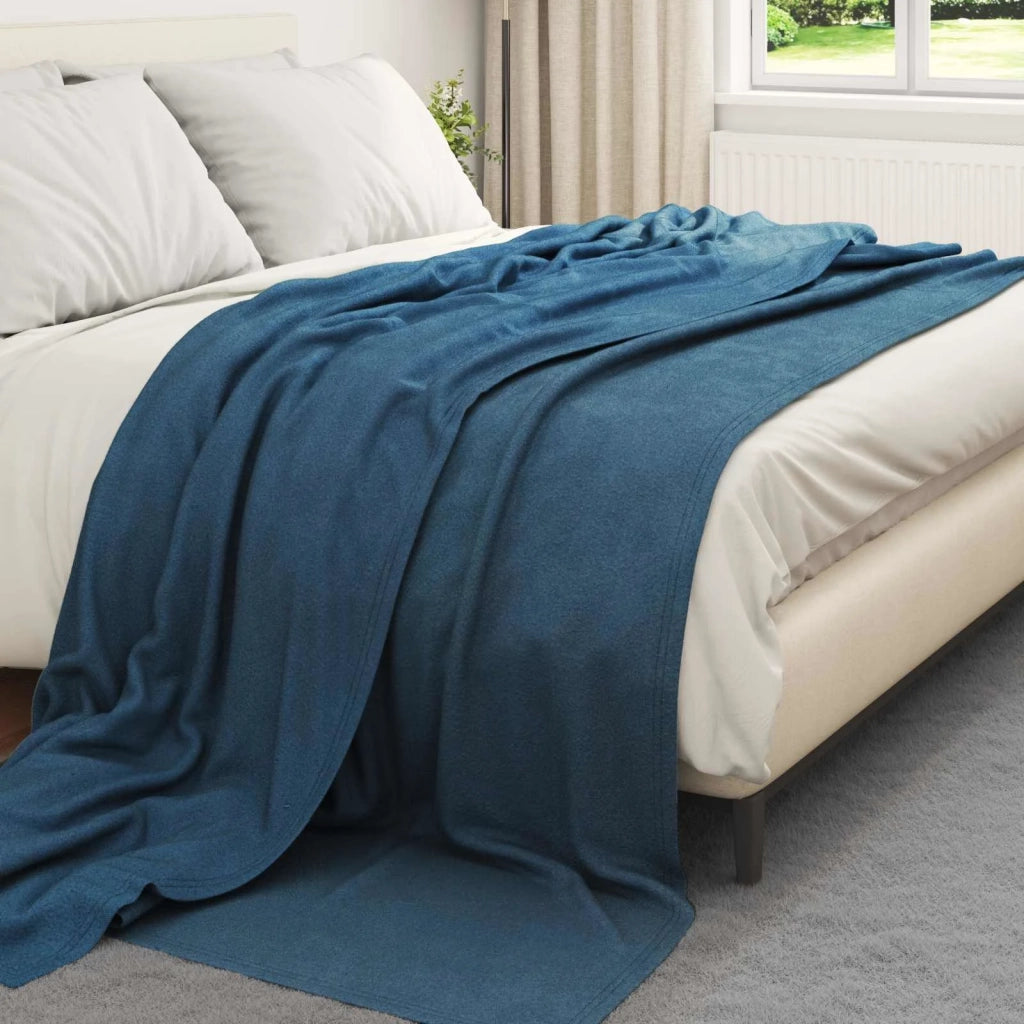 Coperte da Pile 24 pcs Blu navy 240 x 220 cm Panno 42017103