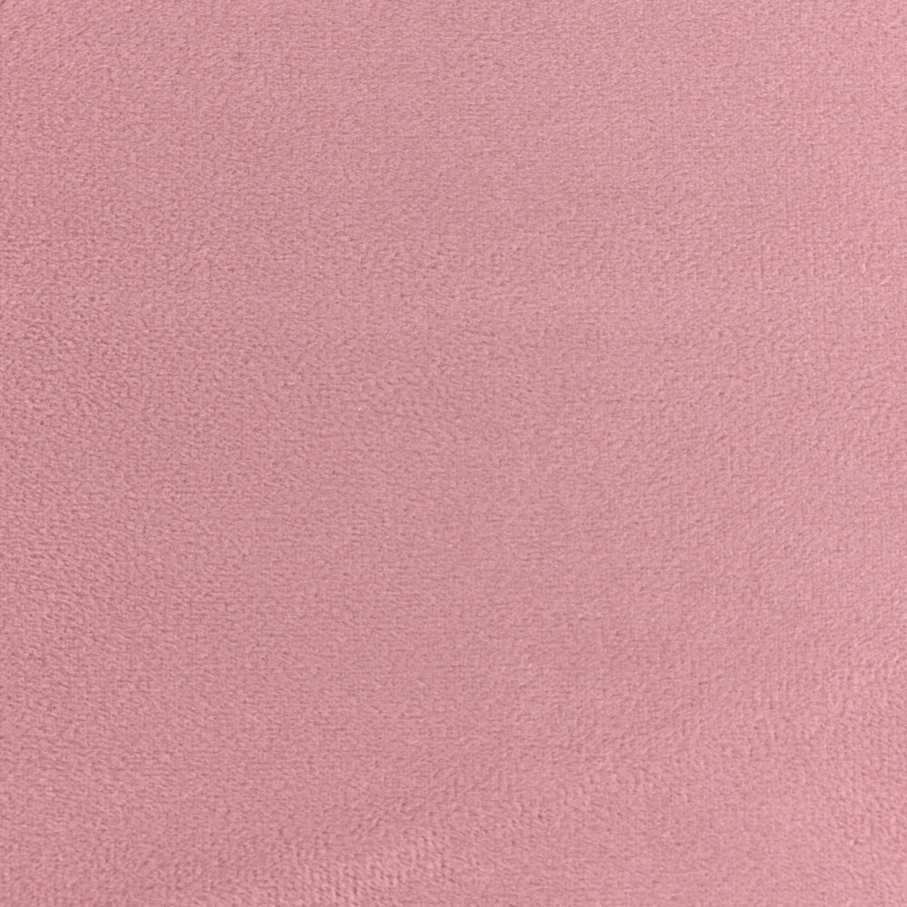 Poggiapiedi rettangolare con contenitore in velluto rosa gambe dorate