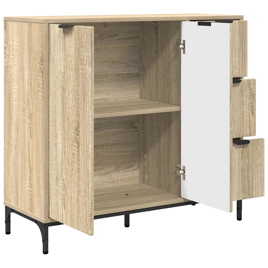 Credenza-Buffet-Armadio da cucina rovere sonoma 89.5 x 33 x 82 cm Legno multistrato