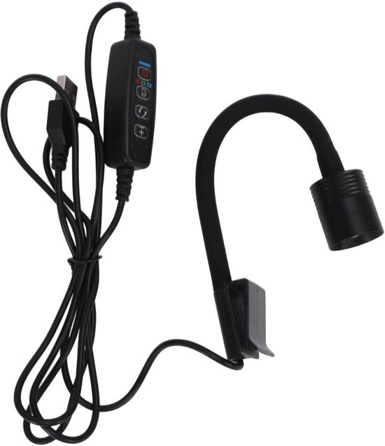 Spot Led per Acquario con 3 Colori e Fermo Flessibile