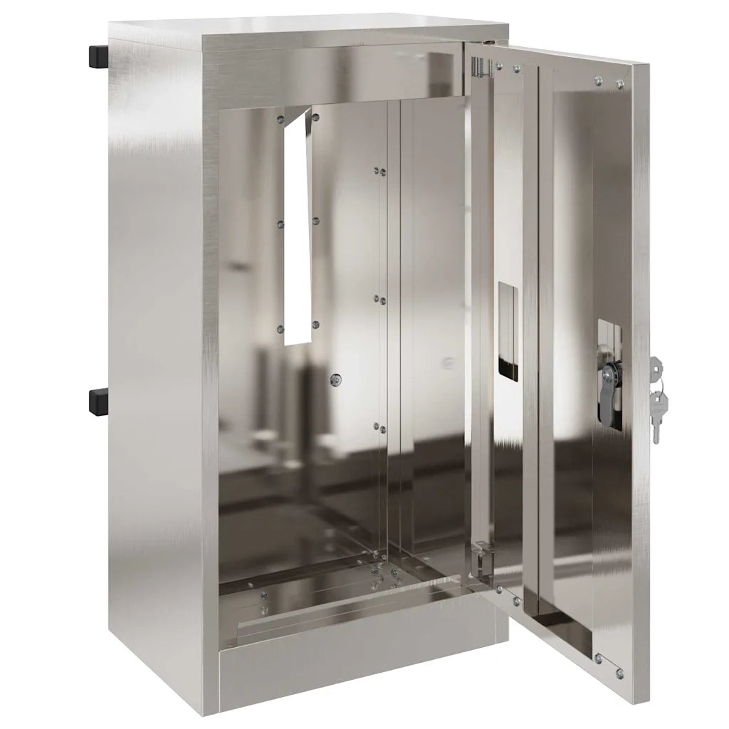 cassetta postalepastkastei con porta Argento 30 x 20 x 55 cm CFW2991092