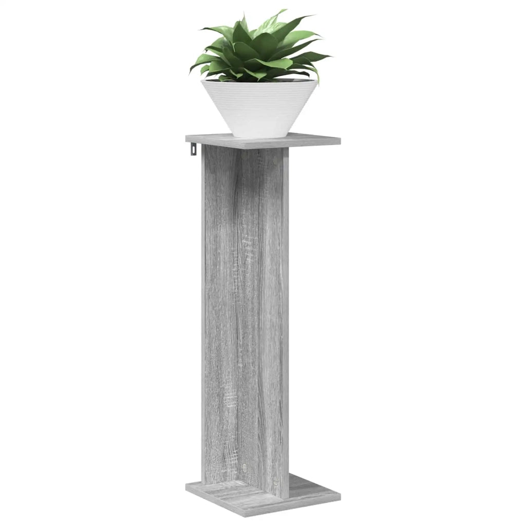 Supporto per piante | Sostegno per piante Sonoma grigia 25 x 25,5 x 80,5 cm