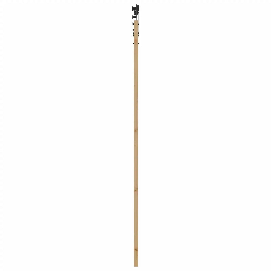 Porta scorrevole ORKDAL Naturale e Nero 83 x 232 cm 3445562
