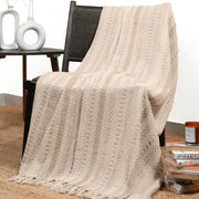 Piumone Boho-Design - 50 x 60 pollici - Lusso e Soffice - Elemento Decorativo - Comfort per la Casa - Piumone da Gettare