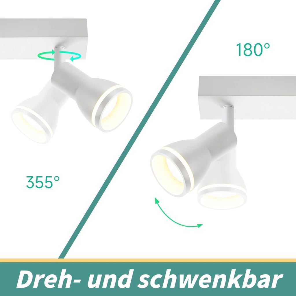 ZMH Faretto da soffitto a sospensione 6 luci GU10 moderni per cucina corridoio salone