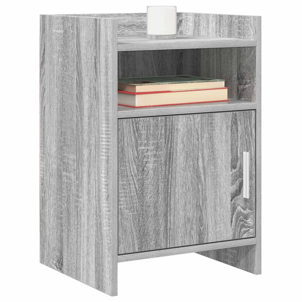 Comodini Sonoma grigio 40 x 36 x 60 cm Legno ingegnerizzato 8011045