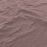 Copripiumino Matrimoniale con Sacco e Federe Linea Water Washed Rosa Antico