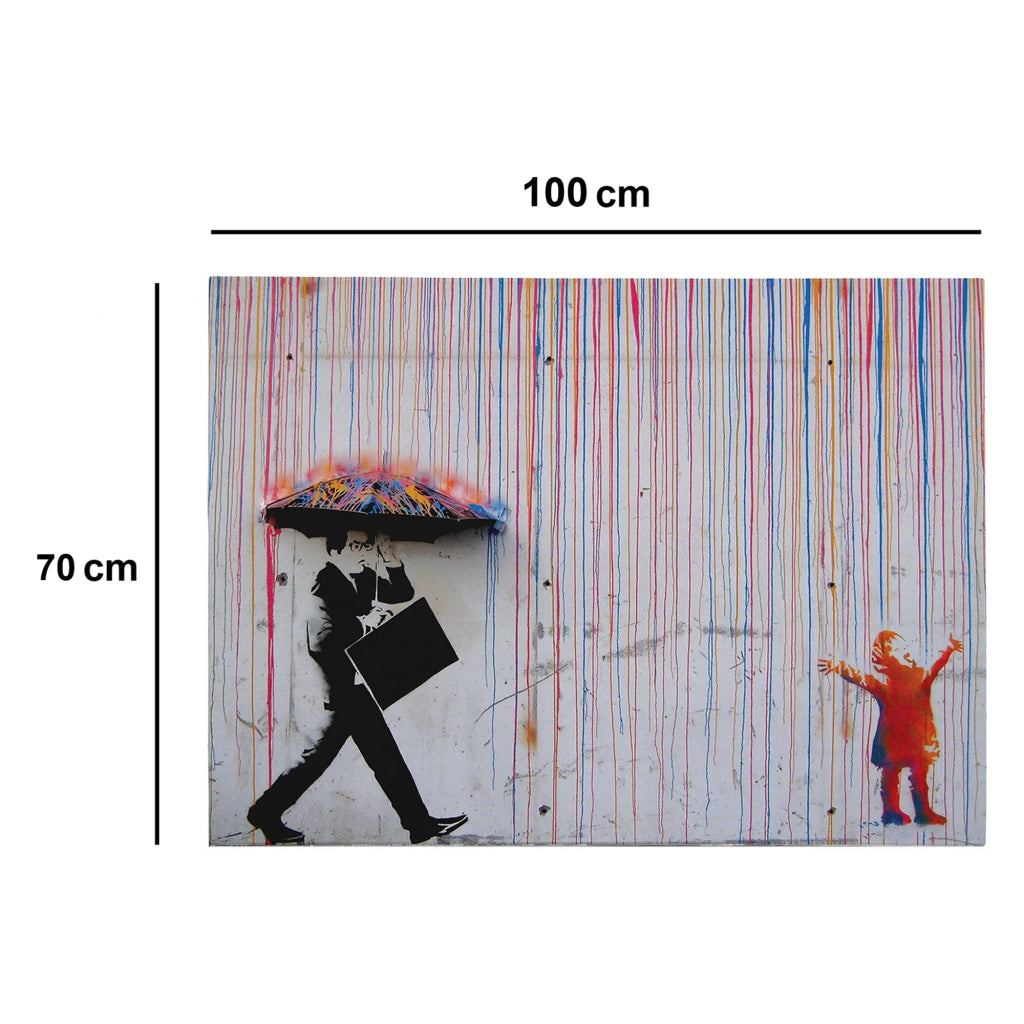 Mozasa, Quadro Materiale Struttura in Tessuto, 70x100h cm Multicolore