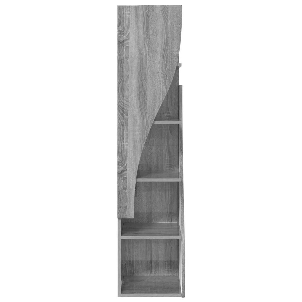 Mobile angolare 32x32x140cm Legno ingegnerizzato Grigio Sonoma 889881