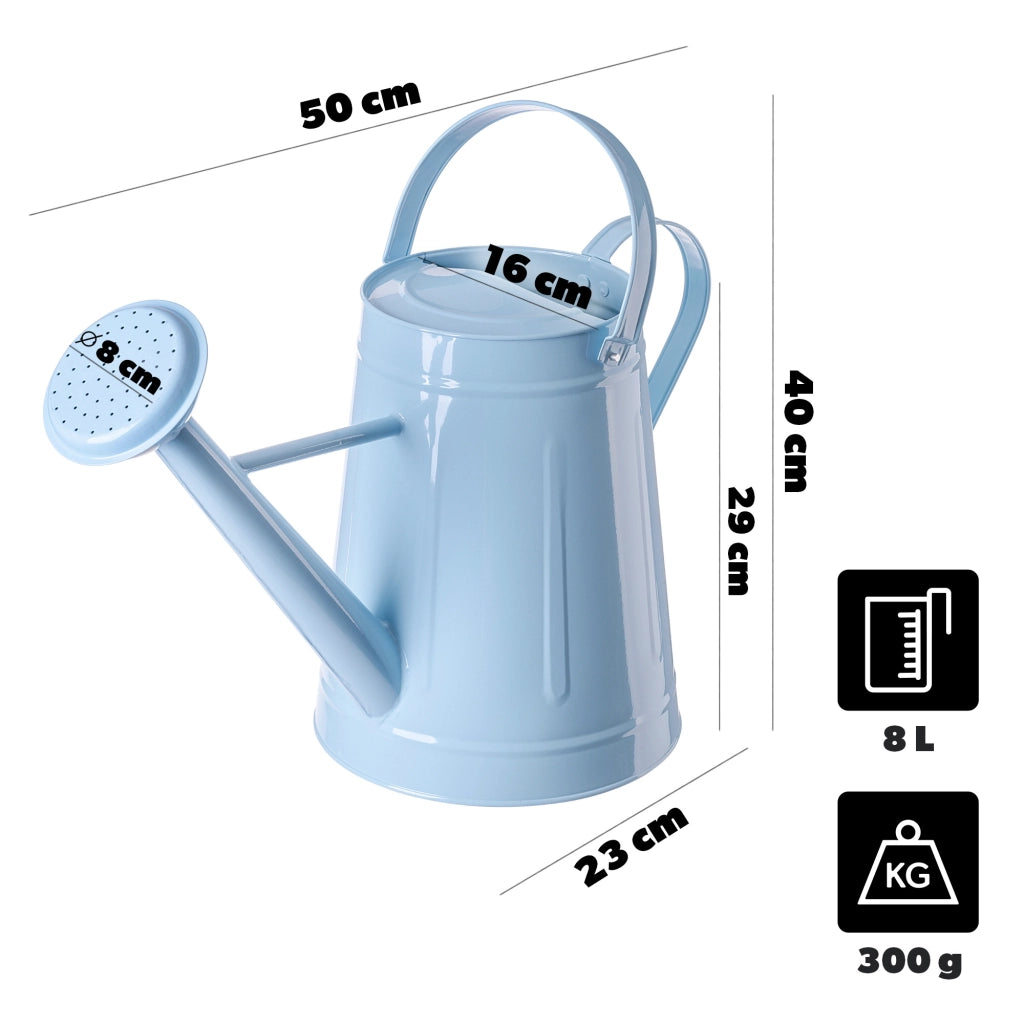 Annaffiatoio KADAX in acciaio 8 L, blu
