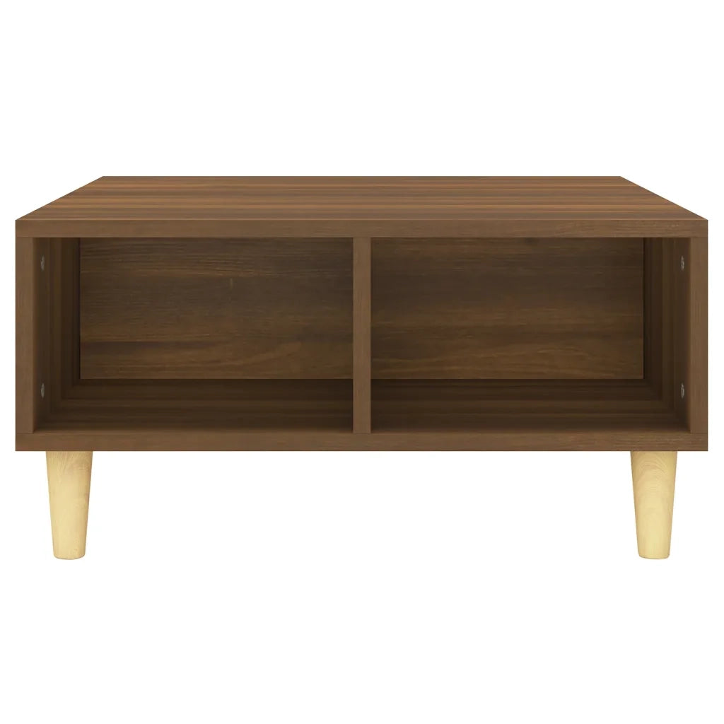 Tavolino da Salotto Rovere Marrone 60x60x30 cm in Truciolato 813166