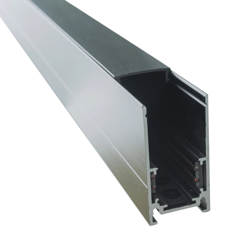 Binario magnetico elettrificato nero supporto luci soffitto parete fari faretti LED track 48V 2mt