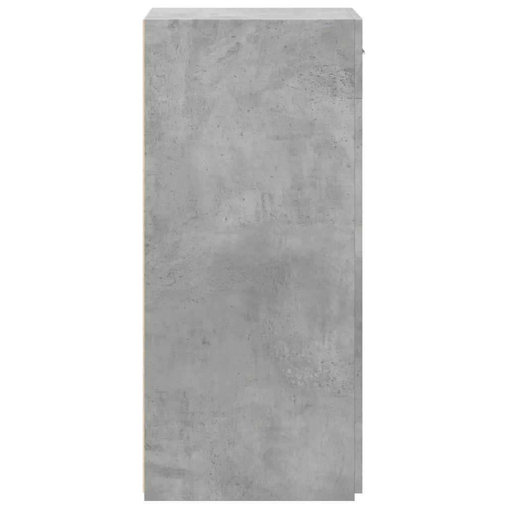 Credenza Grigio Cemento 45x42,5x93 cm in Legno Multistrato 846288