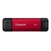 Ssd esterno 2000gb(2tb) portable usb+usb-c spsd/2tb kingston read:1050mb/s - write:950mb/s