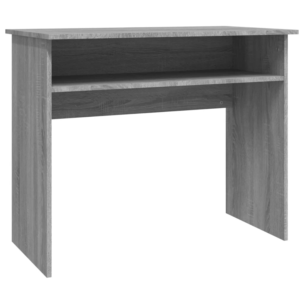 Scrivania Grigio Sonoma 90x50x74 cm in Legno Multistrato 815463