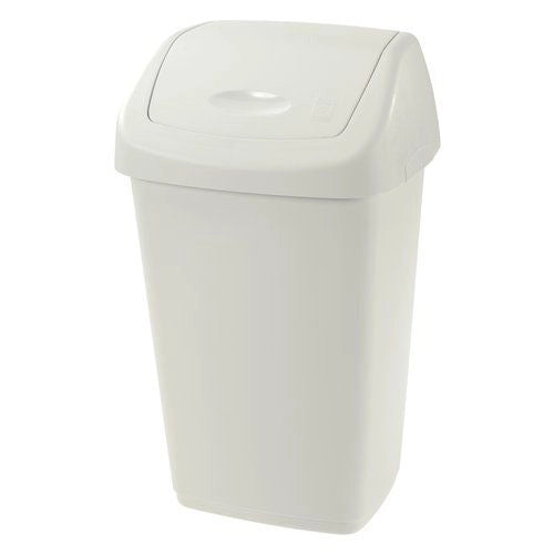 Tontarelli 8101386112 Aurora Pattumiera Coperchio Basculante 9 L colore Bianco