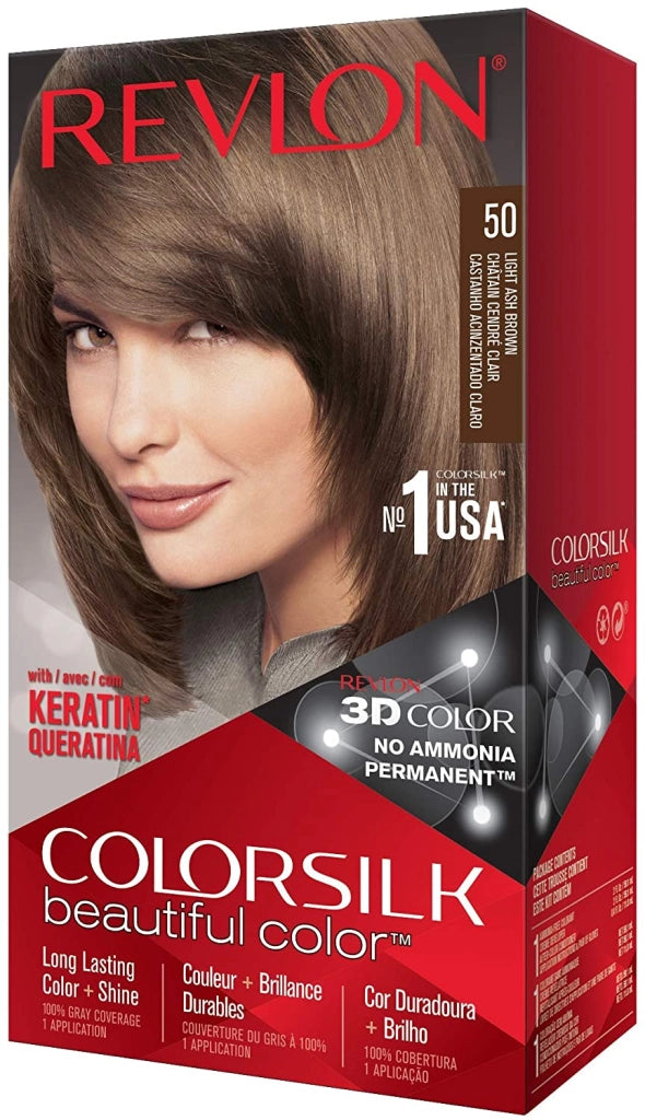 REVLON COLORAZIONE PERMANENTE PER CAPELLI N 50 CASTANO CENERE CHIARO