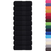 Asciugamani FROGN 10 pz | Teli per bagno Nero 30x30 cm 360 g/m2