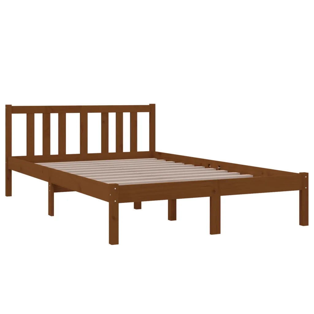 Giroletto senza Materasso Ambrato in Legno di Pino 120x200 cm 814882