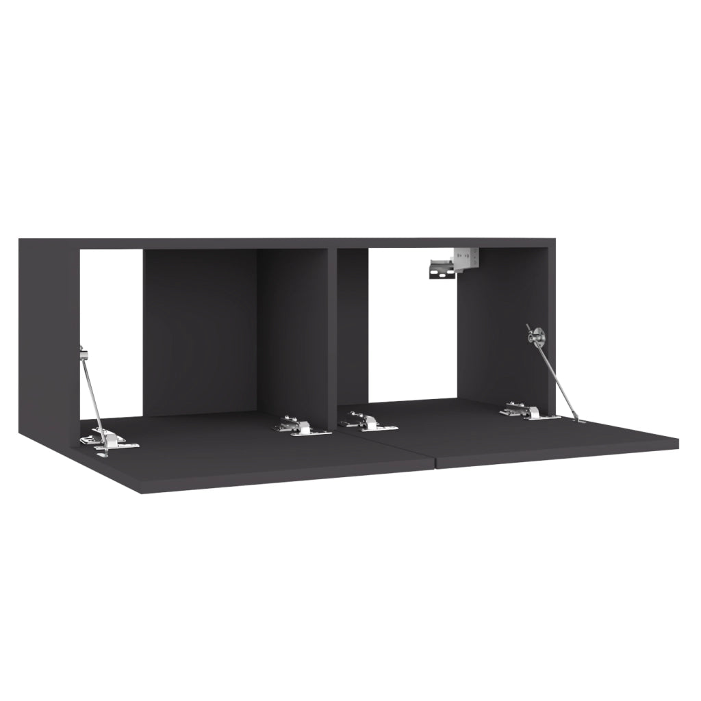 | Mobile TV | Grigio 80 x 30 x 30 cm Legno multistrato 801474
