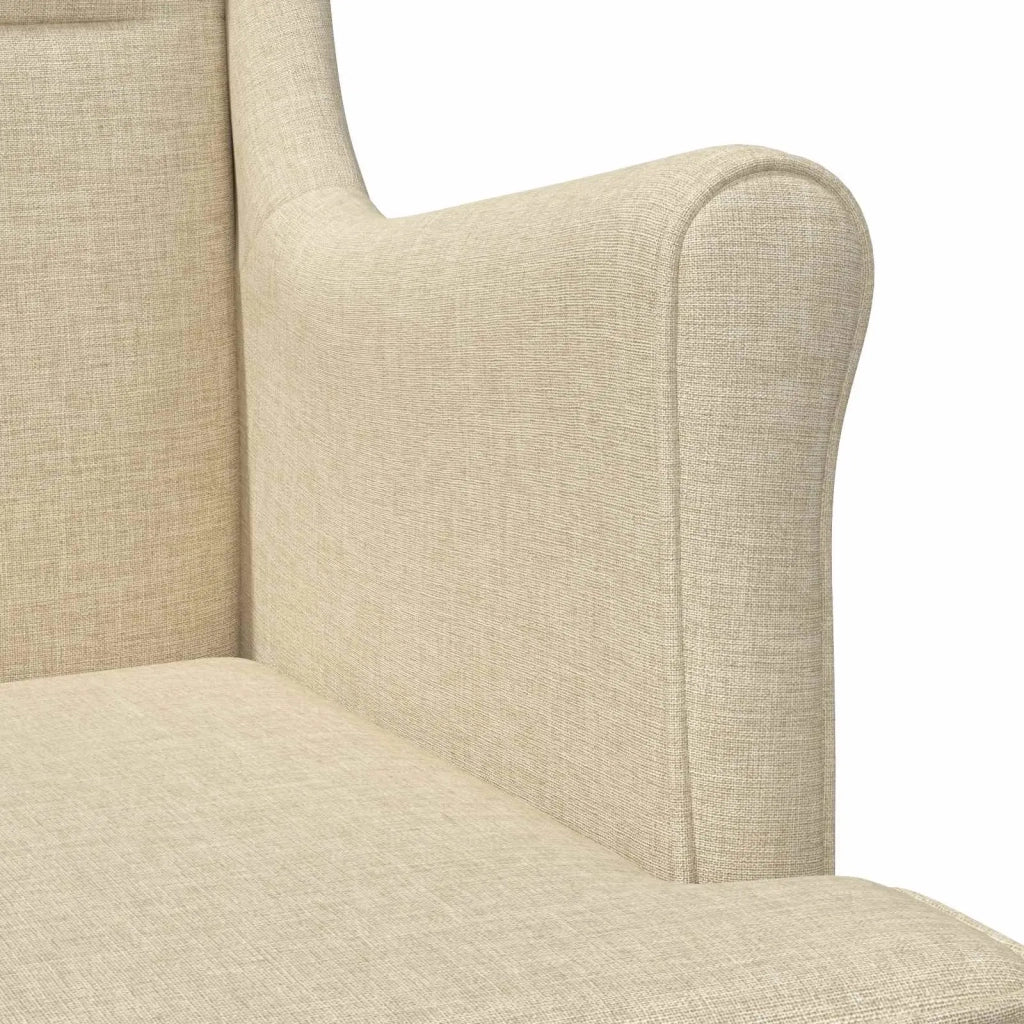 Poltrona | Sedia Relax Crema Tessuto
