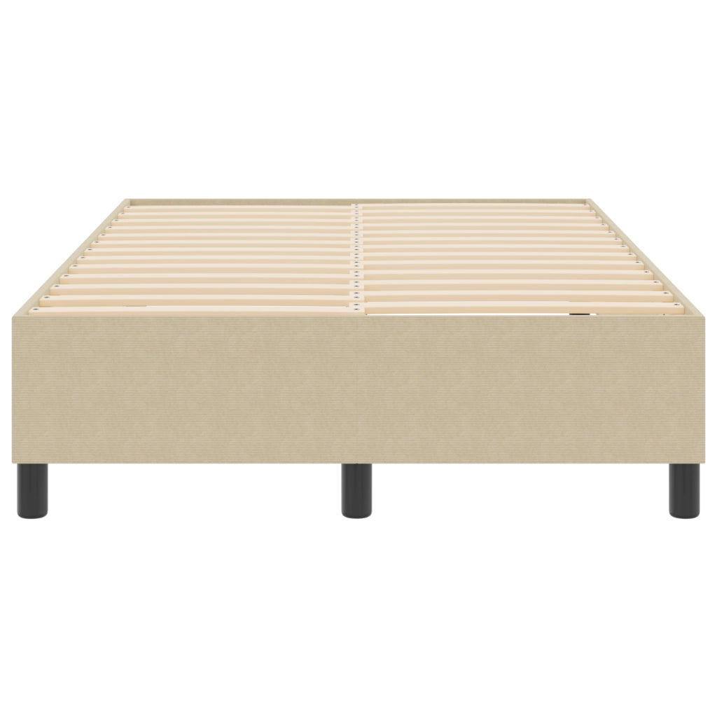 Letto a Molle Verde Chiaro Grigio Piccolo Matrimoniale in Tessuto Corduroy